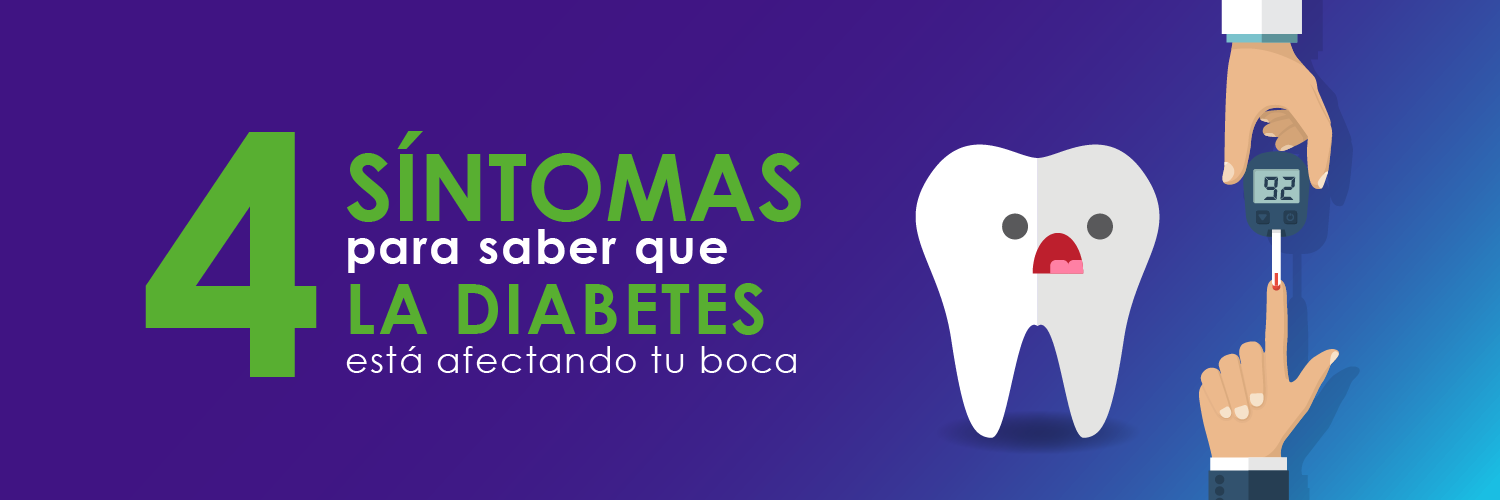 4 síntomas para saber que la diabetes está afectando tu boca.