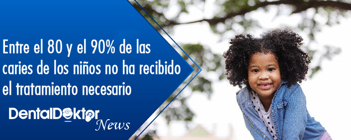Entre el 80 y el 90% de las caries de los niños no ha recibido el tratamiento necesario