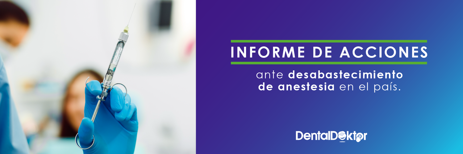 Informe de acciones ante desabastecimiento de anestesia en el país.