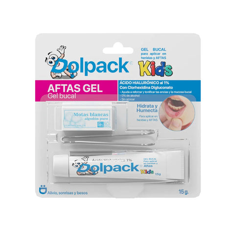 GEL PARA AFTAS Gel Dolpack Kids Afta tubo x 15