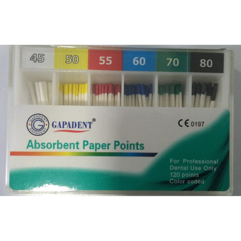 PUNTAS DE PAPEL 100% ABSOBENTES CAJ x 120 UND B.N.K 2 SERIE 45-80