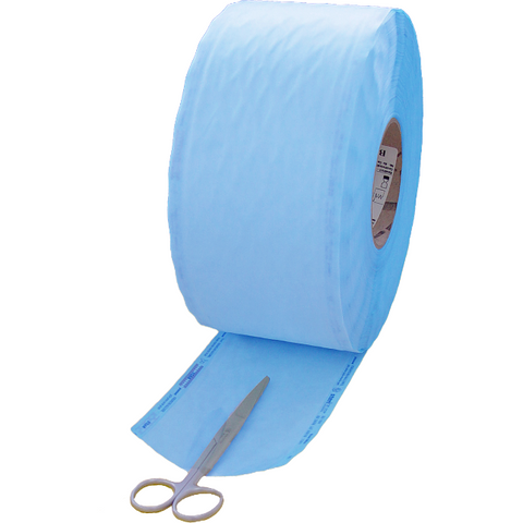 ROLLO EN PAPEL PLASTICO SIN FUELLE PARA ESTERILIZACION 10 CM