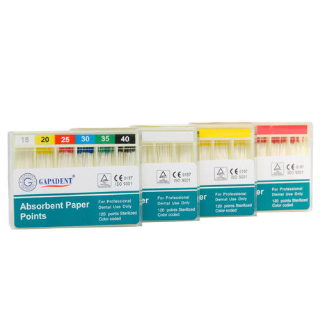 CONOS DE GUTAPERCHA TAPER 04 N25 CJA X60 UND GAPADENT