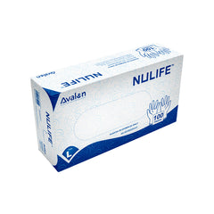 GUANTES DE EXAMEN DE VINILO NULIFE TALLA L CAJA X 100 UNIDADES