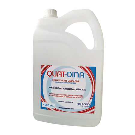 QUAT-DINA GALON x 4000 ml DESINFECTANTE PARA DISPOSITIVOS MEDICOS Holandina