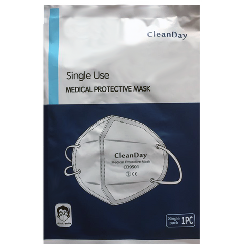 MASCARILLA PROTECCIÓN DESCARTABLE CD9501 (CLEANDAY)