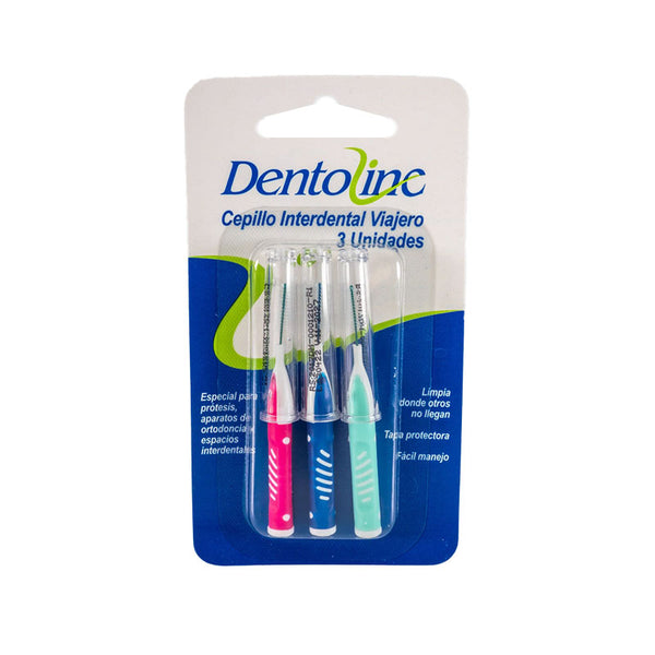 CEPILLO INTERDENTAL VIAJERO x 3 UNIDADES