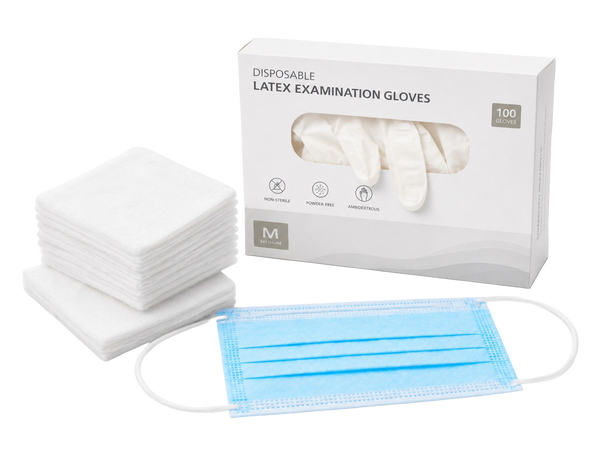 Kit de Bioseguridad con Guantes de Nitrilo x10