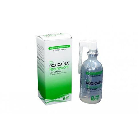 ROXICAINA LIDOCAINA ATOMIZADOR SOL TOP 80g 83ml ROPSOHN